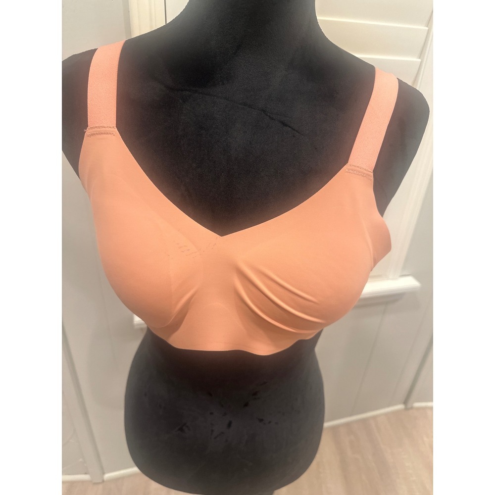 Knix 3 Peach Comfort Wirefree Bra Seamless Sports Lounge Everyday